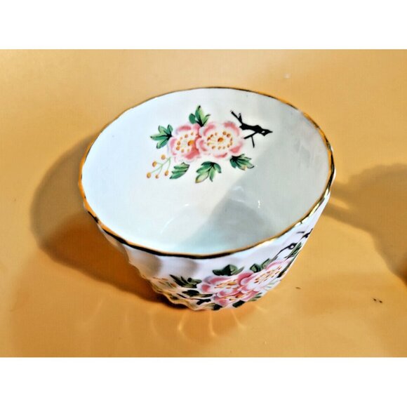 Antique Aynsley Cream & Sugar Set Floral Pattern C1293 - 1930's - Picture 7 of 16